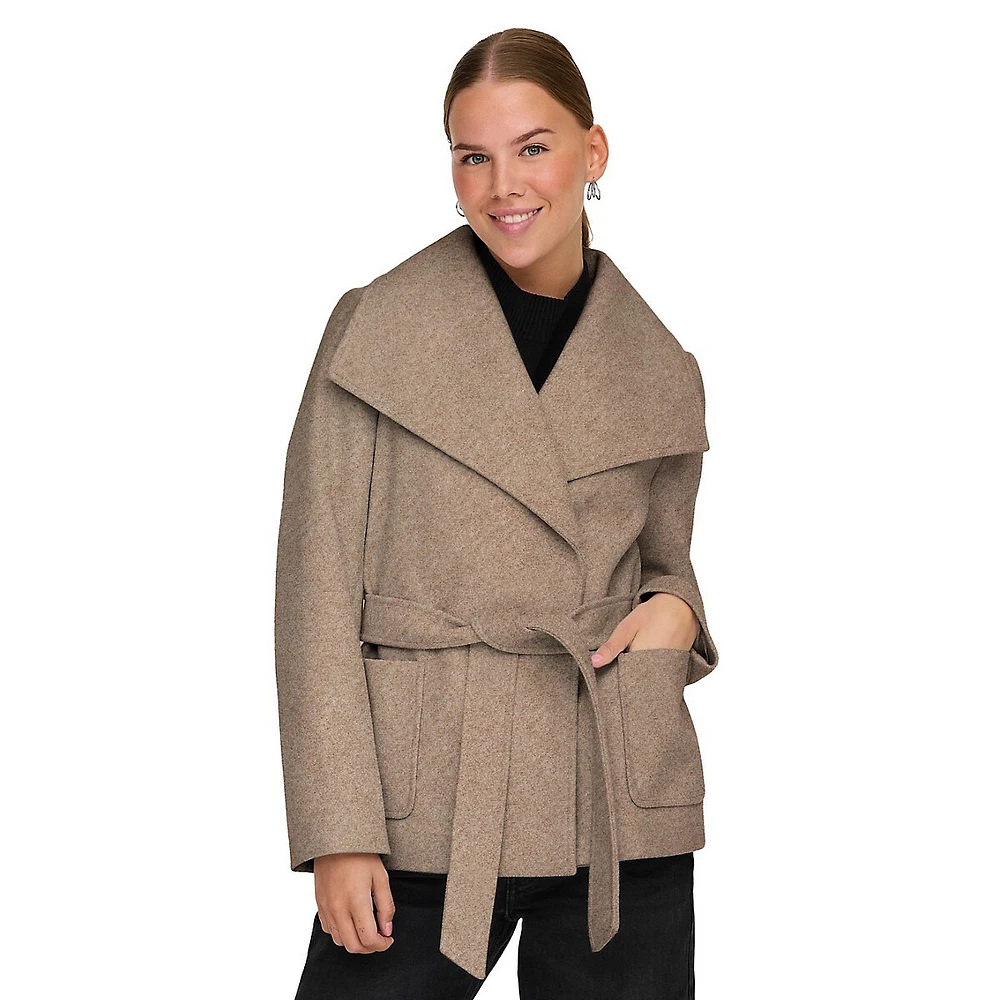 Trillion Short Wrap Coat