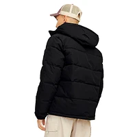 Otto Hooded Bonded-Zip Puffer Coat