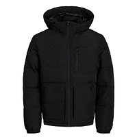 Otto Hooded Bonded-Zip Puffer Coat