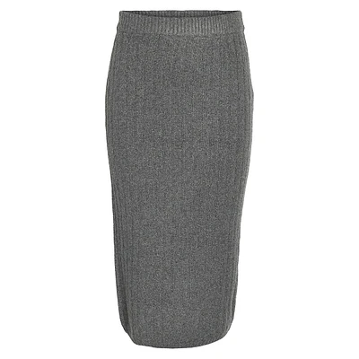 Hannah Sweater-Knit Midi Skirt