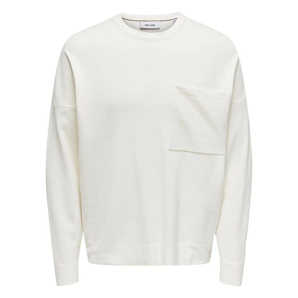 Lamai Oversized Crewneck Pocket Sweatshirt