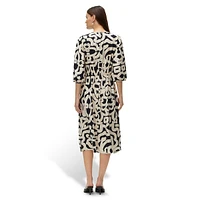 Robe longue froncée Luzia
