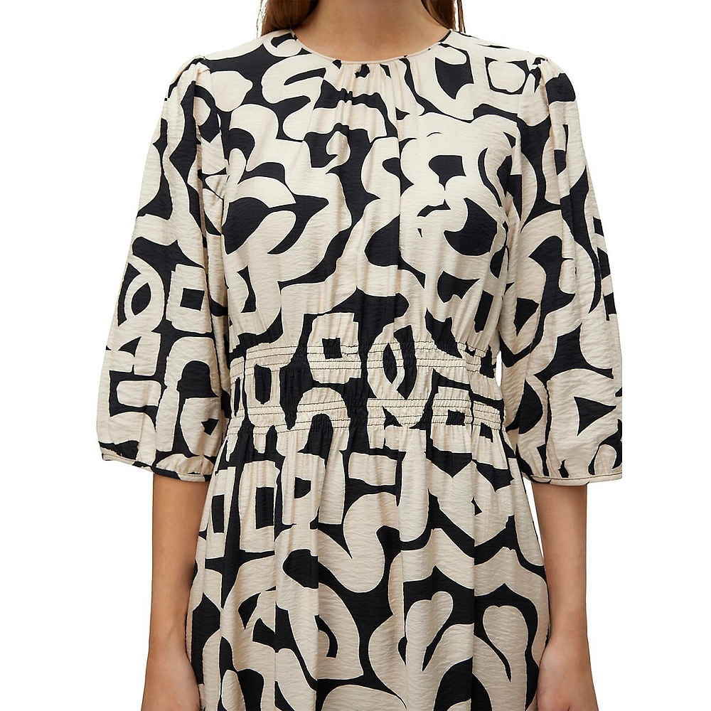 Robe longue froncée Luzia