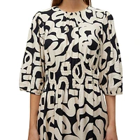 Robe longue froncée Luzia
