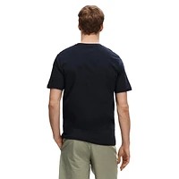 Organic Cotton-Blend Circular Knit T-Shirt