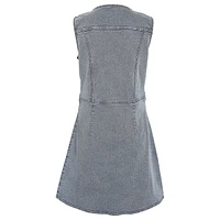 Sanna Sleeveless Buttoned Denim Dress