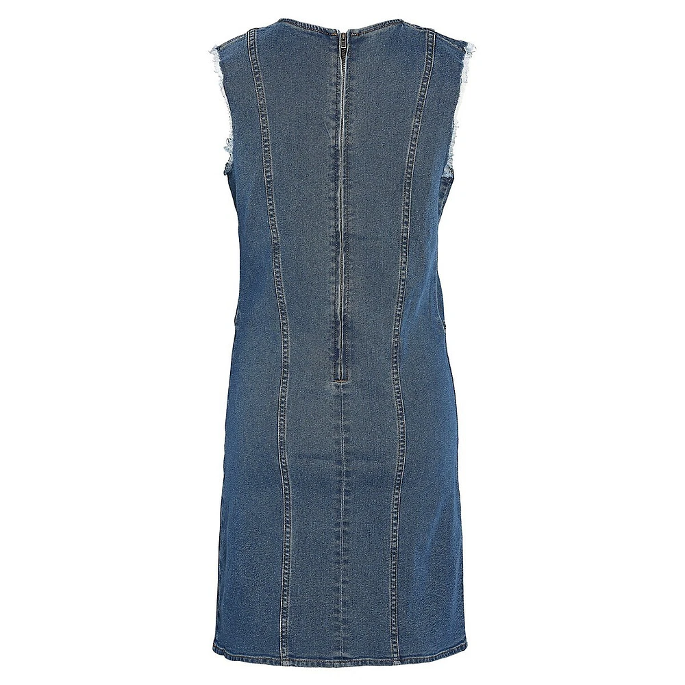 Robe en denim sans manches Rollie