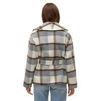 Blake Bergen Short Shawl Check Jacket