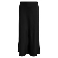 Chigo Satin Maxi Ankle Skirt