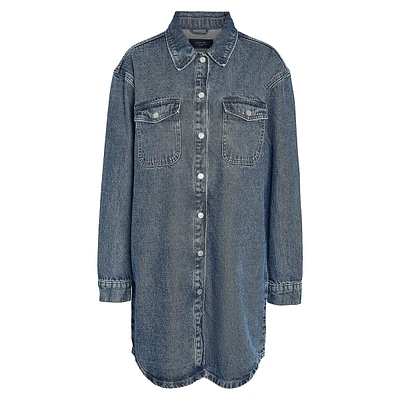 Alva Denim Shirt Dress