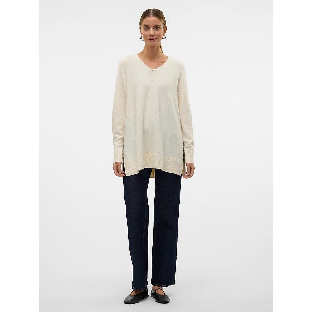 Filuca Oversized V-Neck Sweater