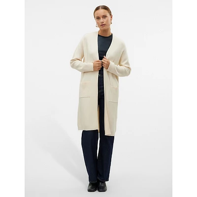 Saba Longline Open-Front Cardigan