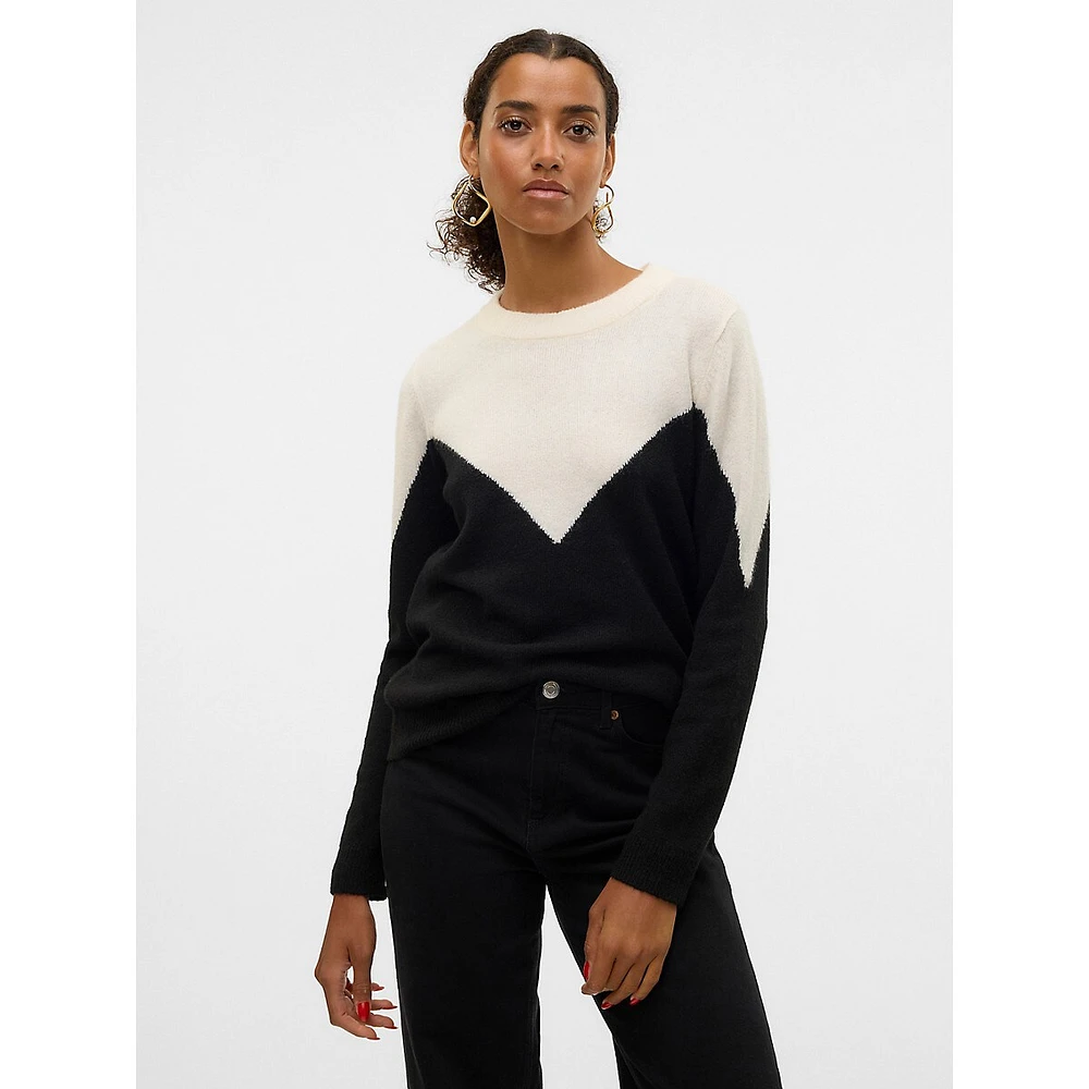 O-Neck Knitted Pullover