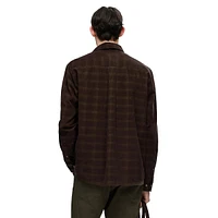 Relax Corduroy Check Shirt