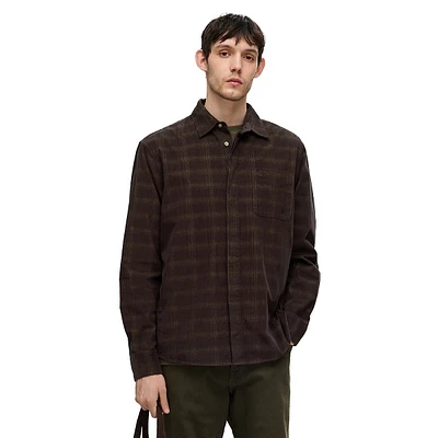 Relax Corduroy Check Shirt