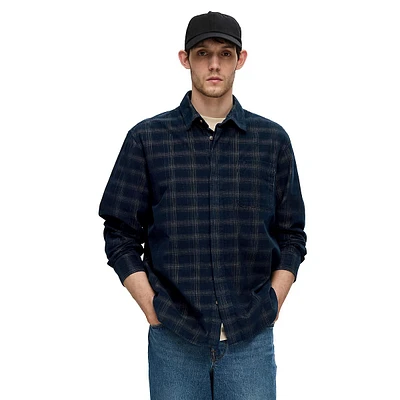 Relax Corduroy Check Shirt