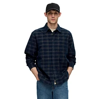 Relax Corduroy Check Shirt