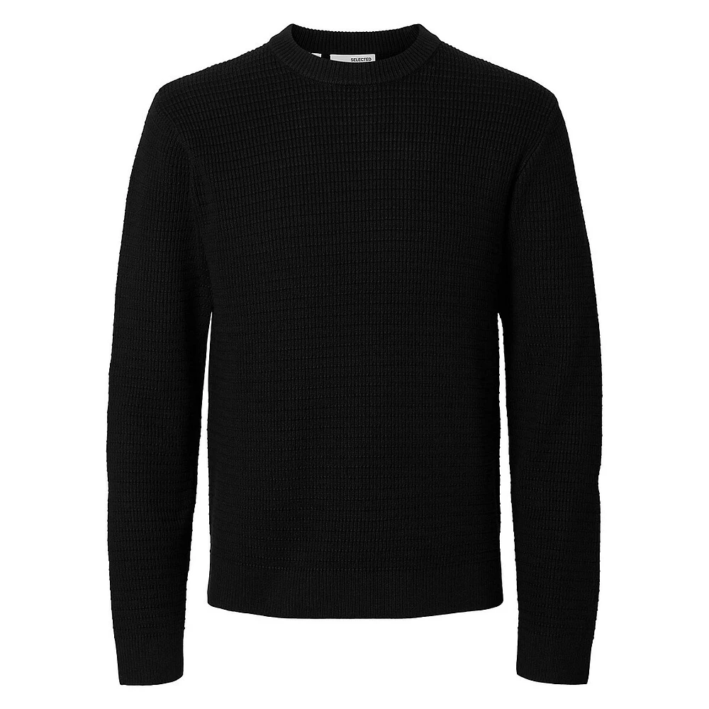 Theo Textured Organic Cottton Sweater