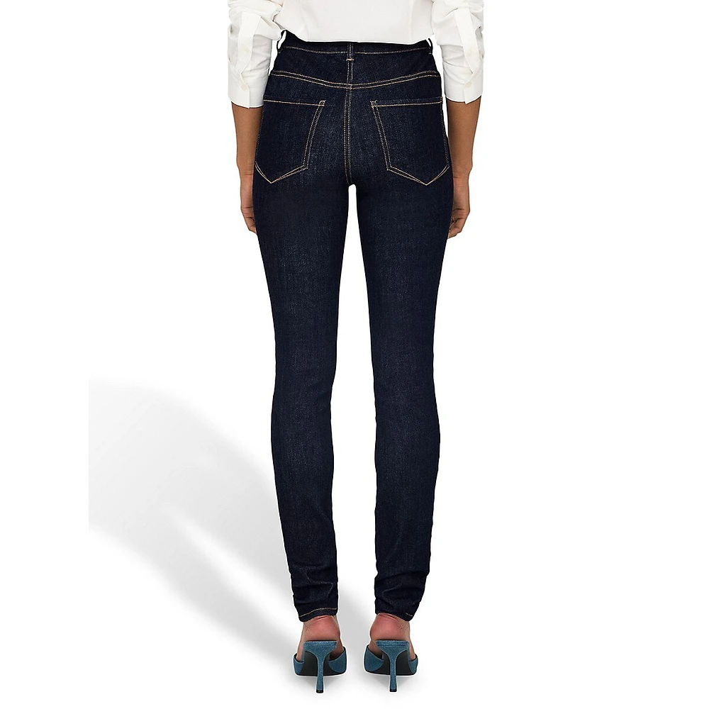 Rose Skinny High-Waisted Jeans