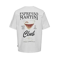 Martini-Graphic Organic Cotton T-Shirt