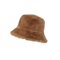 Chapeau bob en fausse fourrure