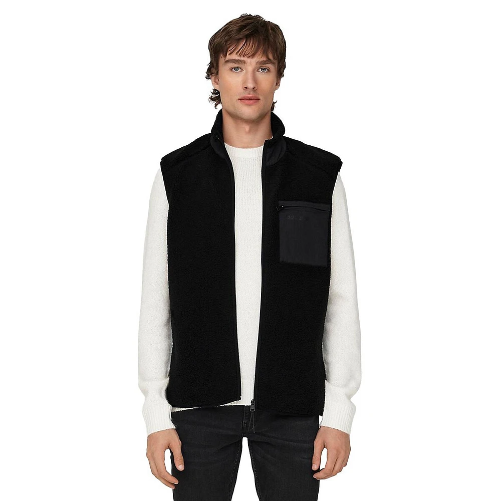 Dallas Faux Shearling Vest