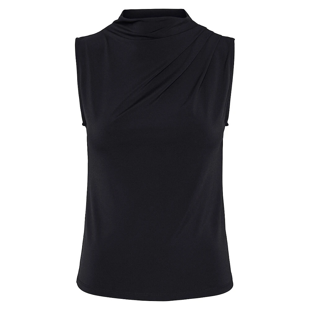 Madison Sleeveless Draped Top