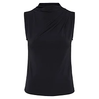 Madison Sleeveless Draped Top