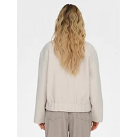 Sanné Boucle Bomber Jacket