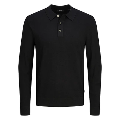 William Long-Sleeve Polo Shirt