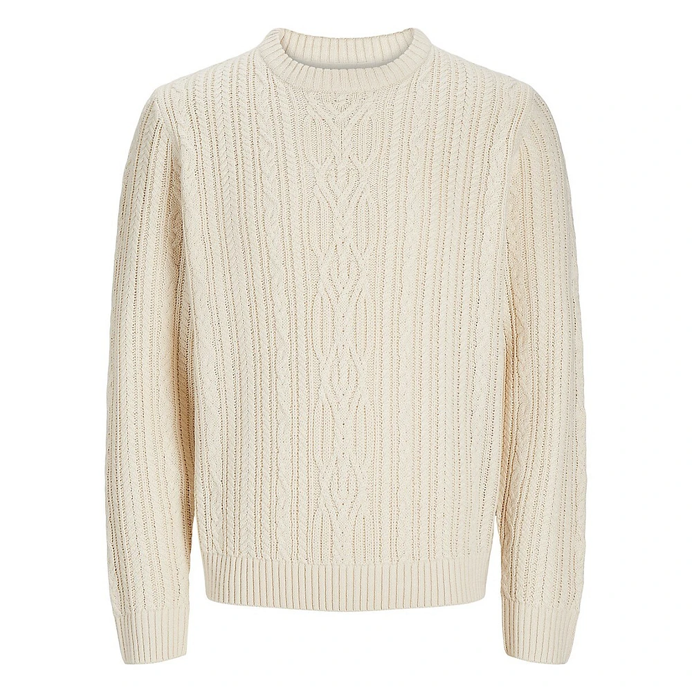 Cable-Knit Sweater