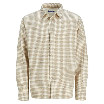 Joshua Relaxed-Fit Dobby Check Shirt