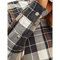 Button-Down Plaid Shirt