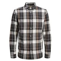 Button-Down Plaid Shirt