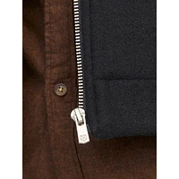 Russel Wool-Blend Utility Zip Jacket