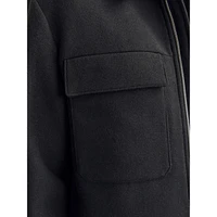 Russel Wool-Blend Utility Zip Jacket