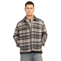 Russel Wool-Blend Utility Zip Jacket