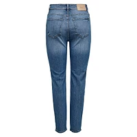 Emily High-Rise Straight Ankle Jeans