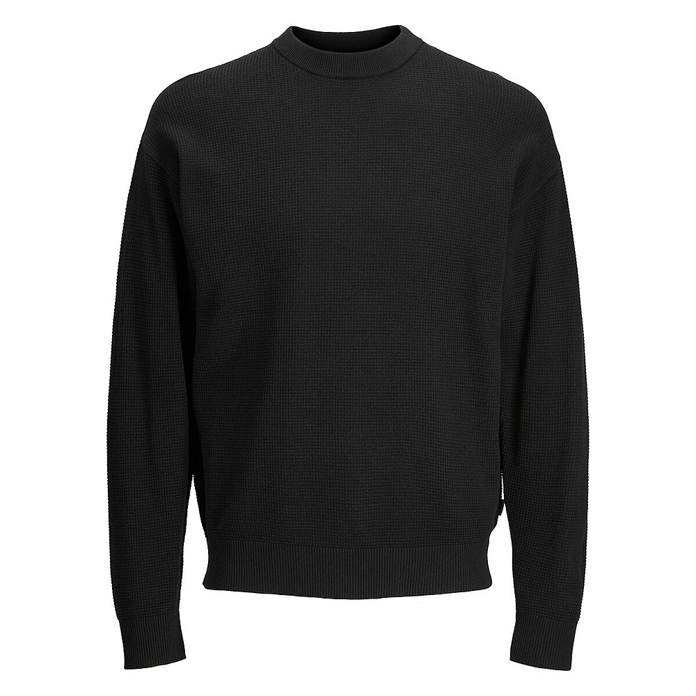 Scott Textured Crewneck Sweater