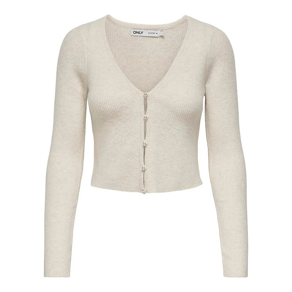 Rica V-Neck Crop Cardigan