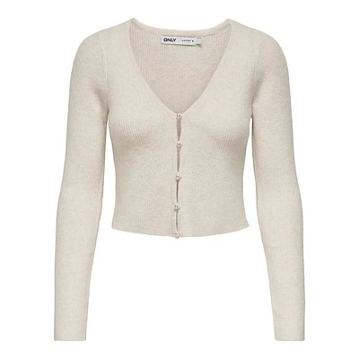 Rica V-Neck Crop Cardigan