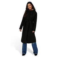 Ella Highneck Belted Coat