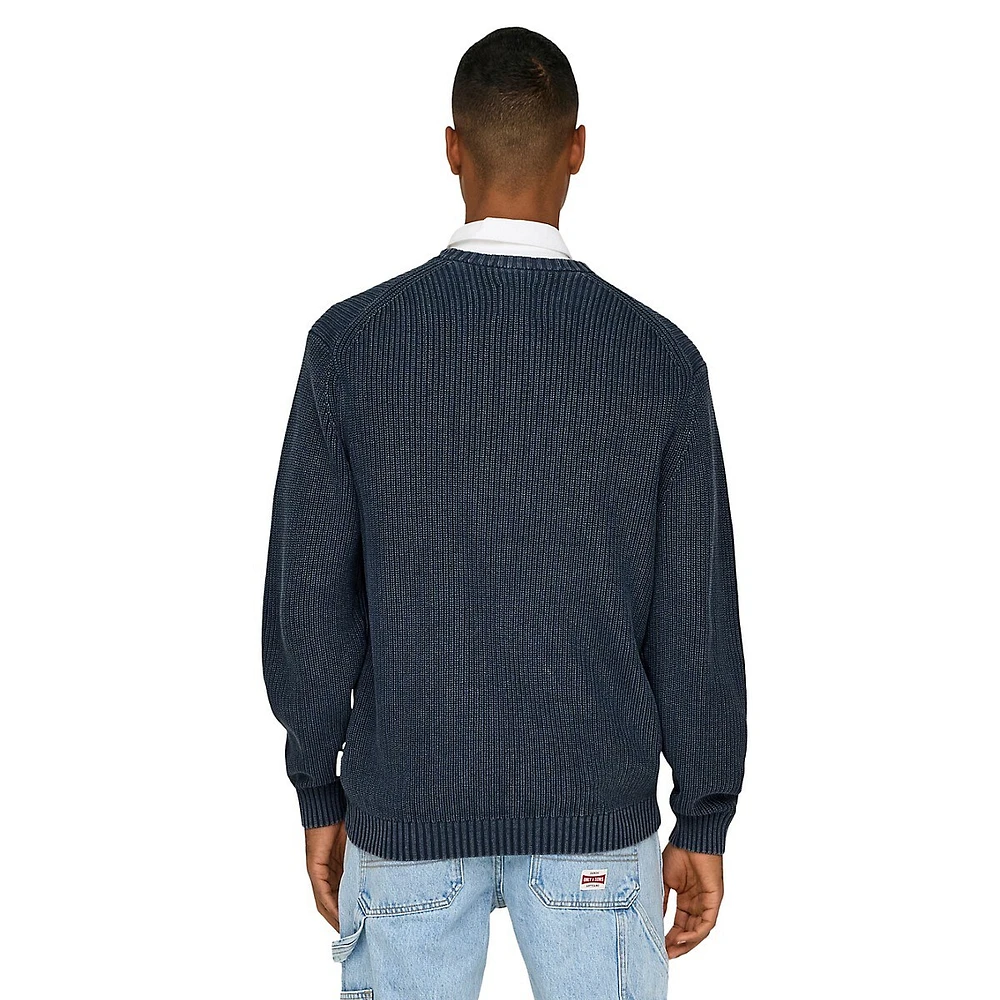 Rosu Washed Crewneck Sweater