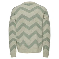 Ronnie Brushed Chevron Cardigan