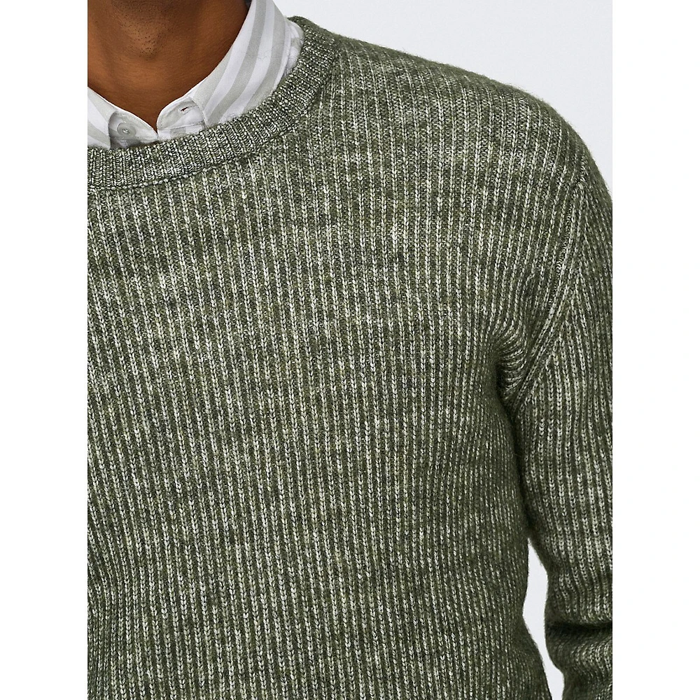 Tegan Colourblock Crewneck Sweater