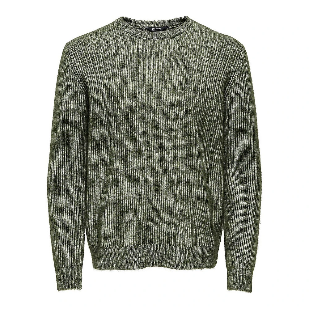 Tegan Colourblock Crewneck Sweater
