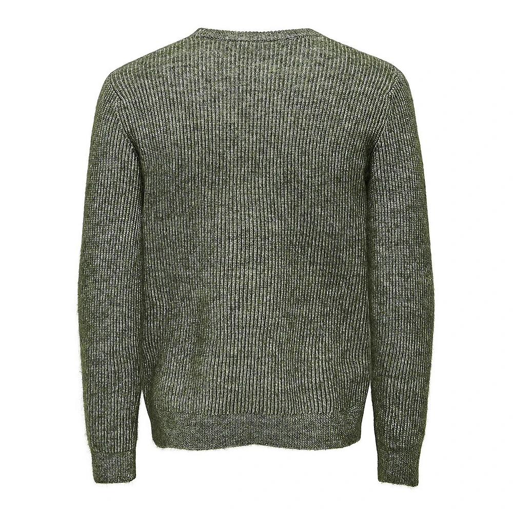 Tegan Colourblock Crewneck Sweater