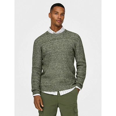 Tegan Colourblock Crewneck Sweater