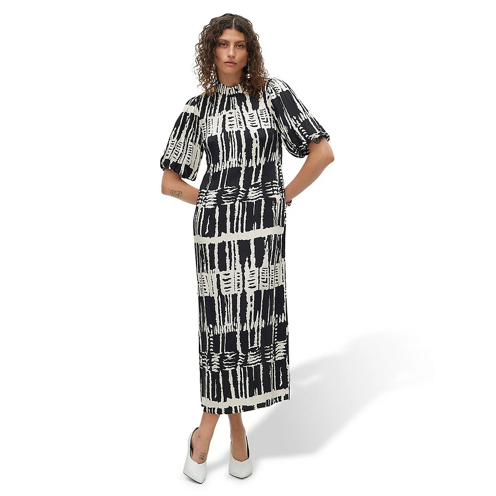 Cindy Mockneck Maxi Dress