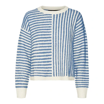 Mixed-Stripes Sweater